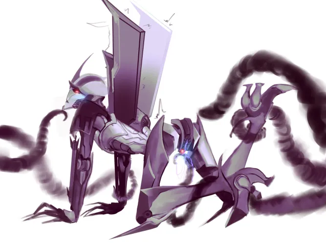 Starscream getting attention from tentacles~