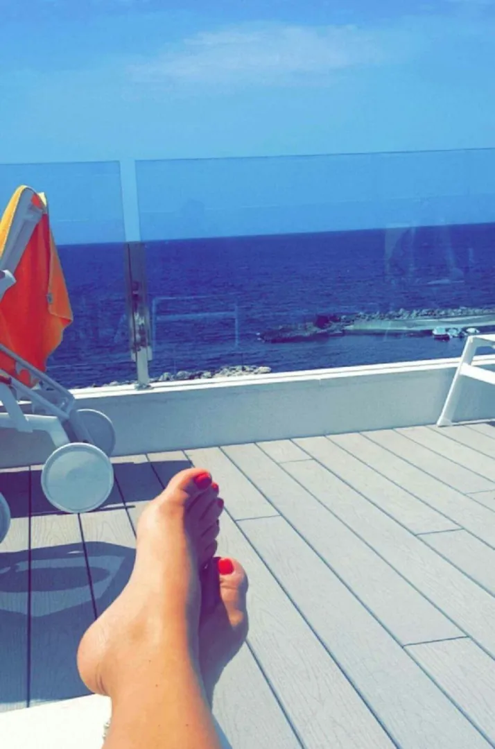 TBT... hot feet, just the right size and in need of lotion