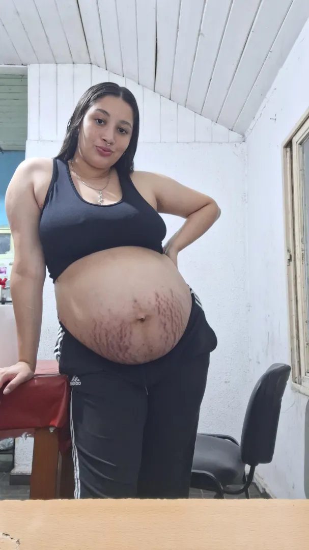 This belly will explode