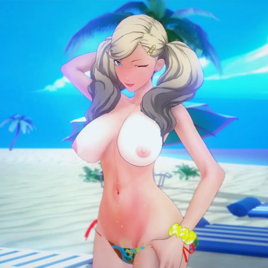 Topless at the beach