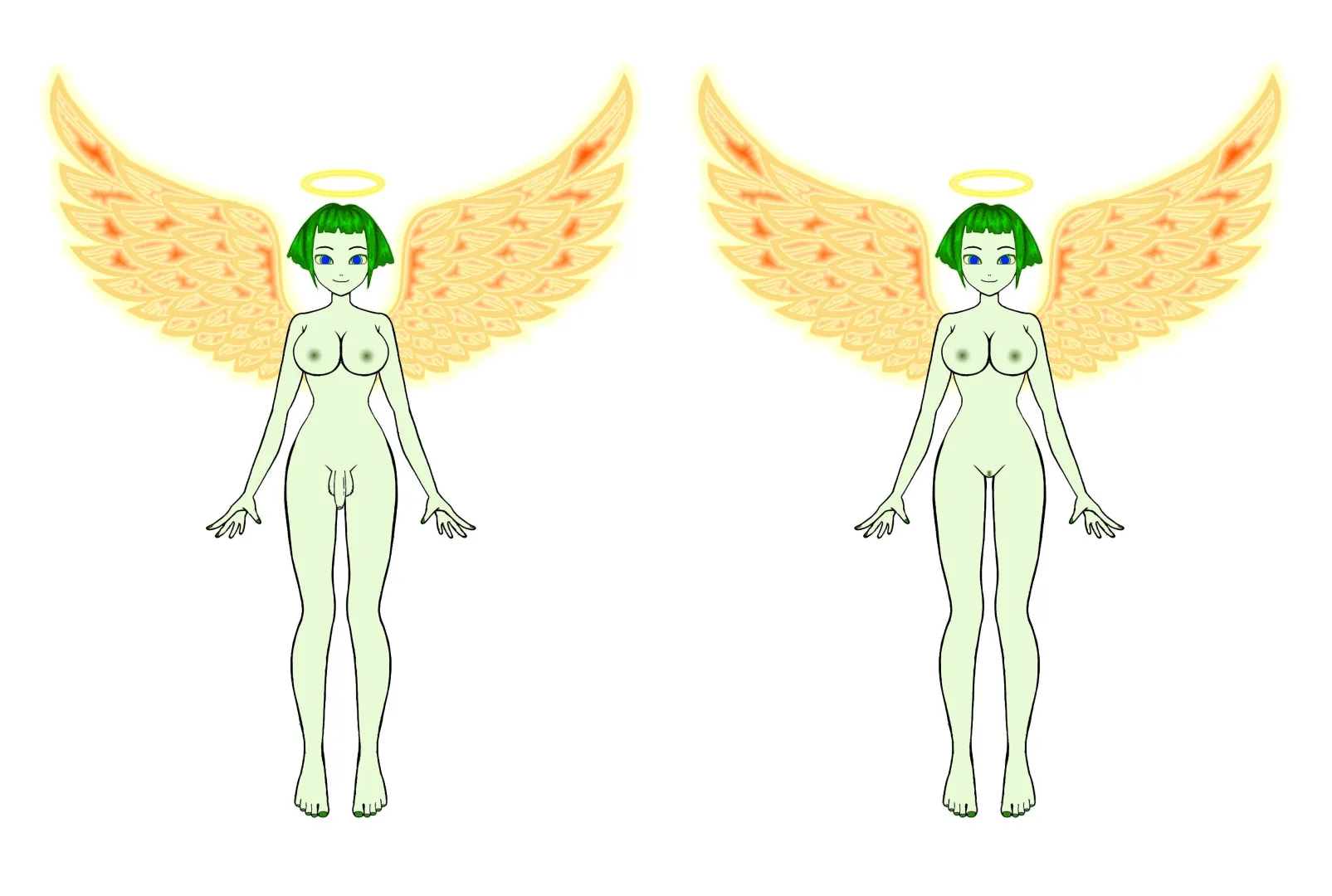 Another OC character:  Rafaela the Angel, but thinking of making them a futa, thoughts?