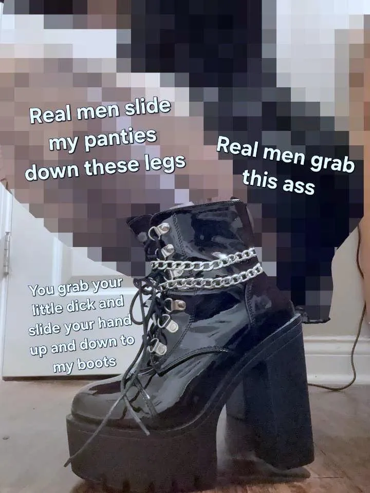 aren’t you looking to please a real woman who will remind you of your place.. never where a real man belongs 