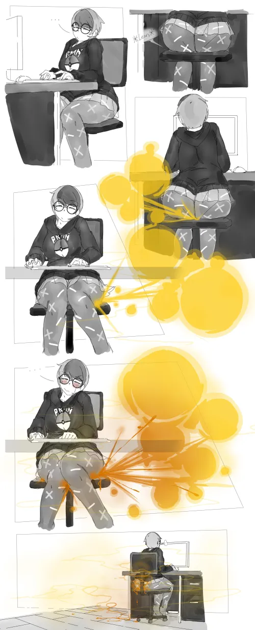 Art of the Month September 2022 Winner: Penny Farting while Gaming