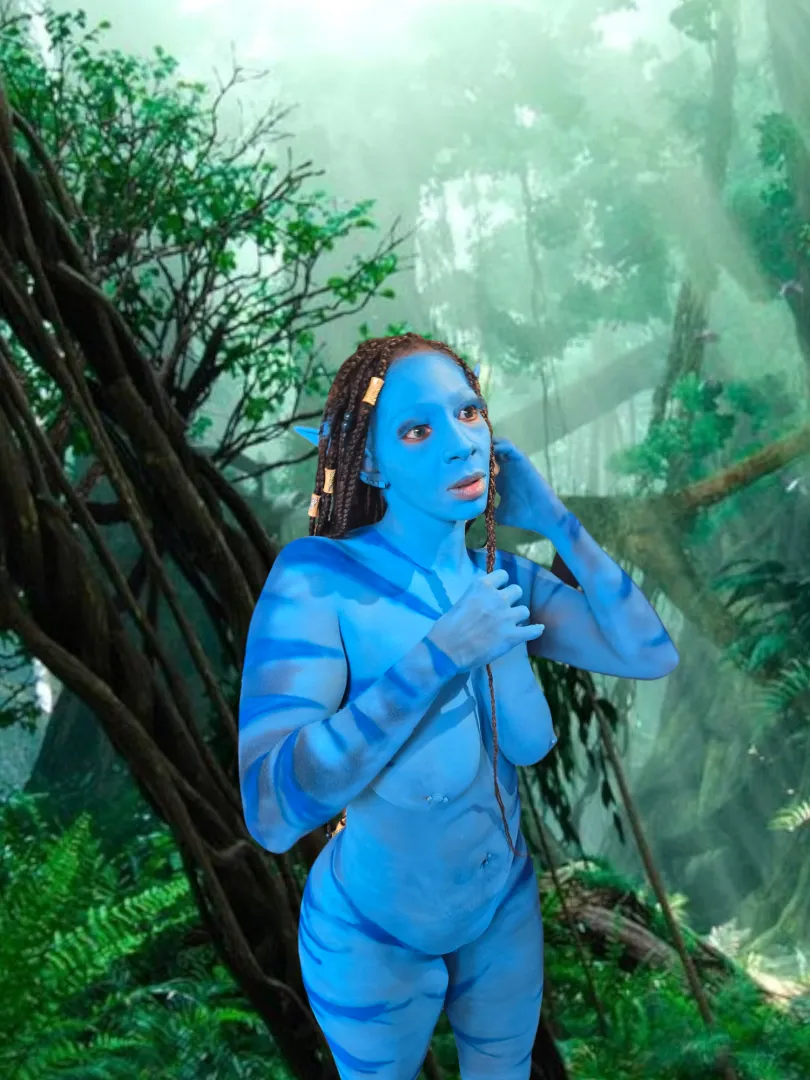 Avatar I painted, modeled by Apple_kandi