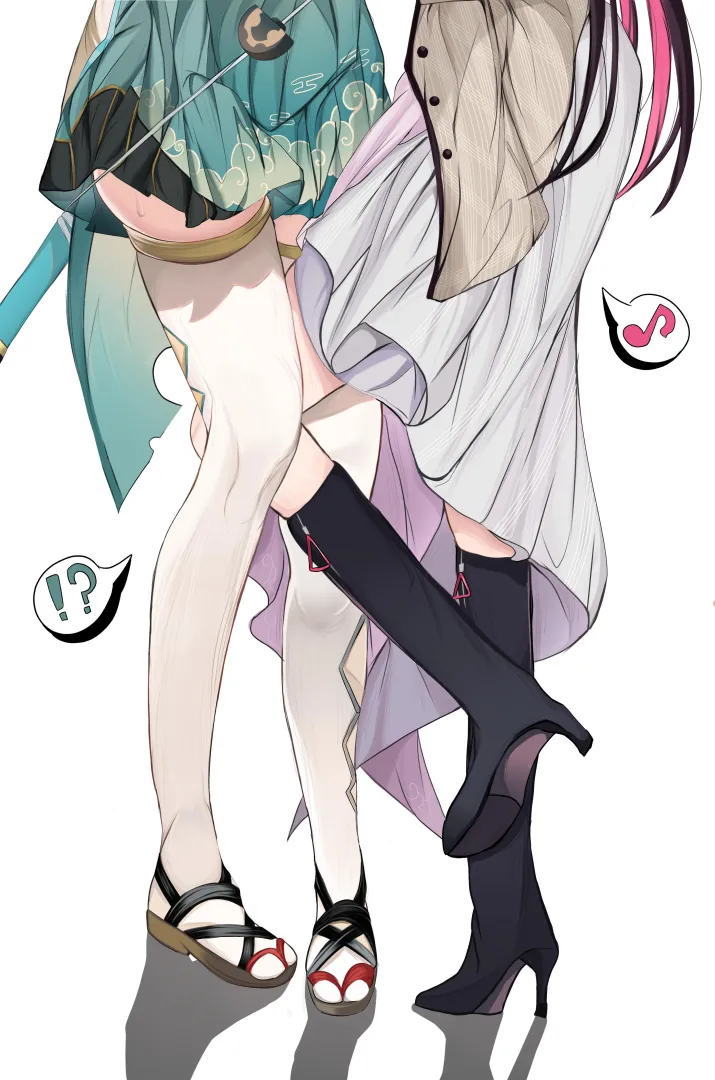 AZKi x Iroha (@H0tarukaki)