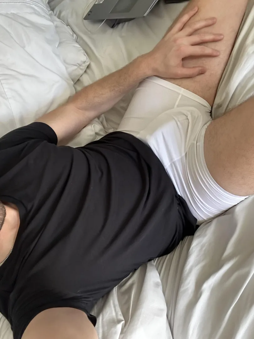 Come lounge with me in your underwear?