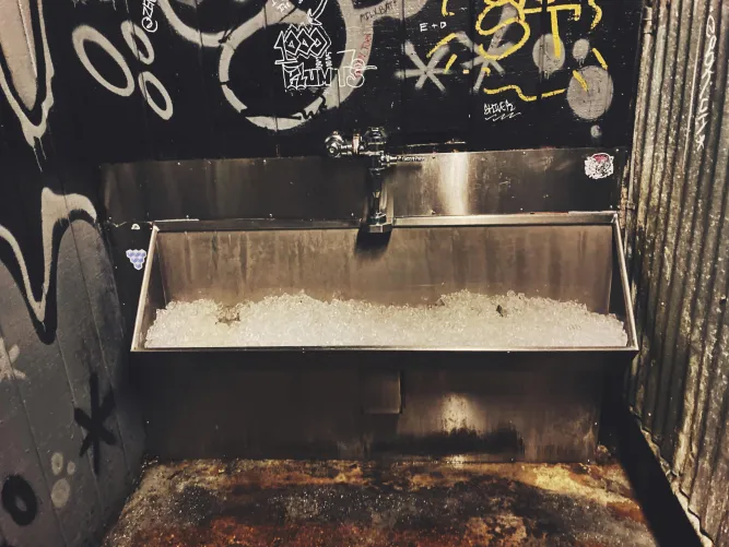 Epic Ice Trough Urinal!