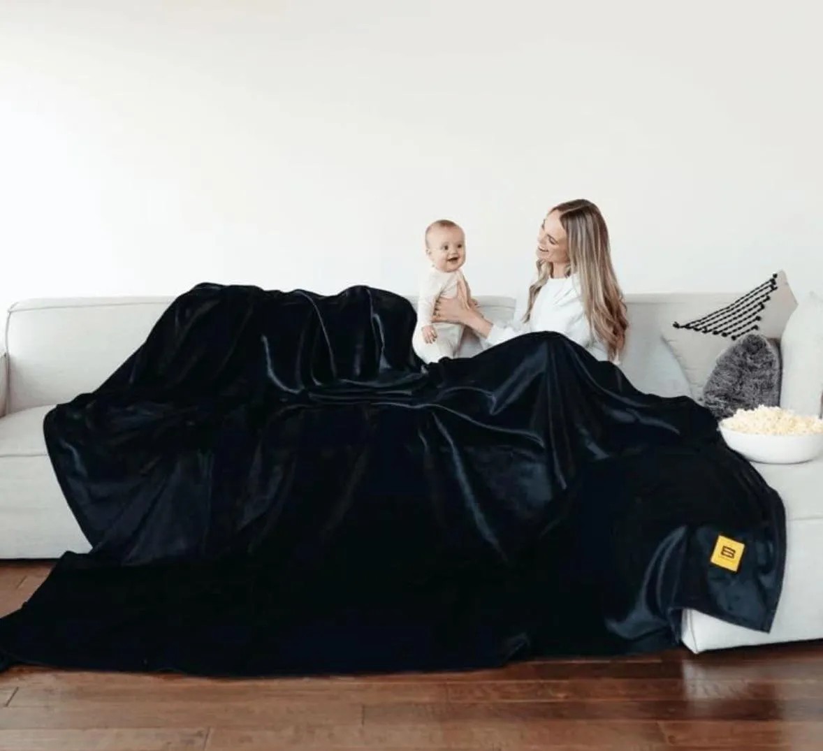 Help! Baby blanket too big for baby!