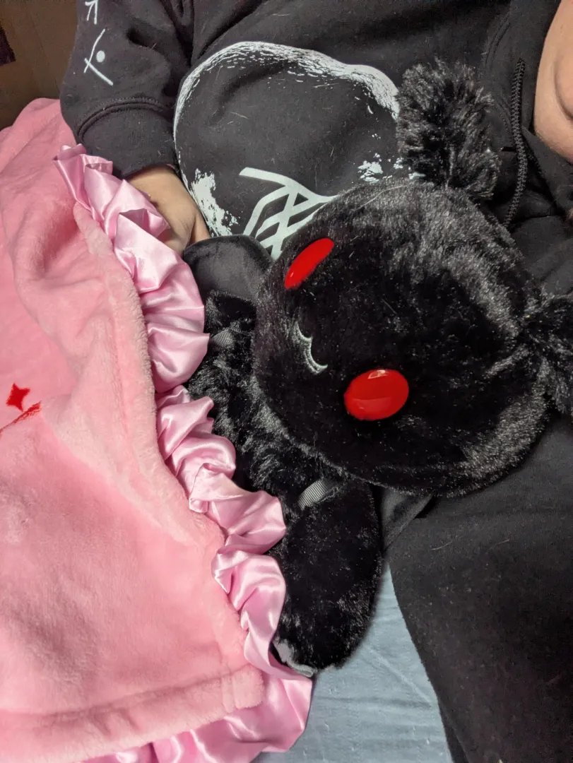 Mothman for safety during naps!