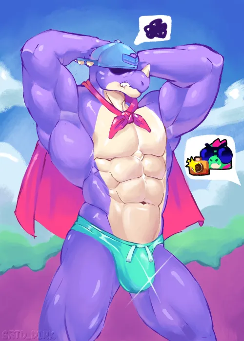 Pierce from Brawl Stars (artist: Srtd_Dirk)