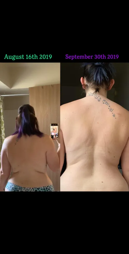 Still one of my FAVORITE moments when I realized Keto was working for me♥️ Goodbye Back Boobies SW 210 CW 160 GW 135-140