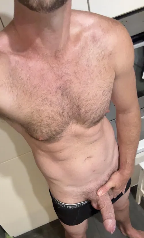 Woke up hard Wednesday - (m)aybe it will get put to good use, maybe not…