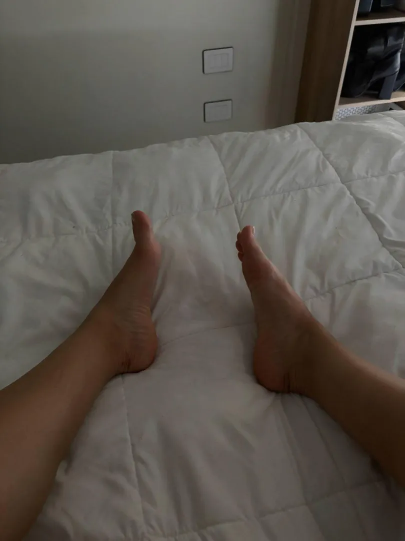 Would you lck every inch of these feet while I moan for you?