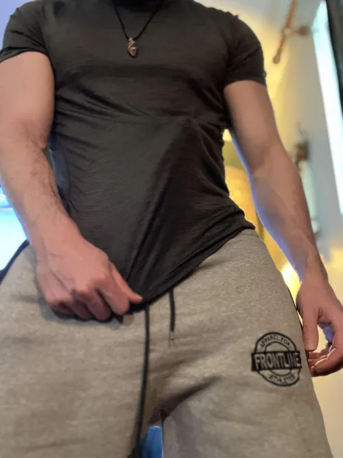 Alright bro, you ready for your workout?