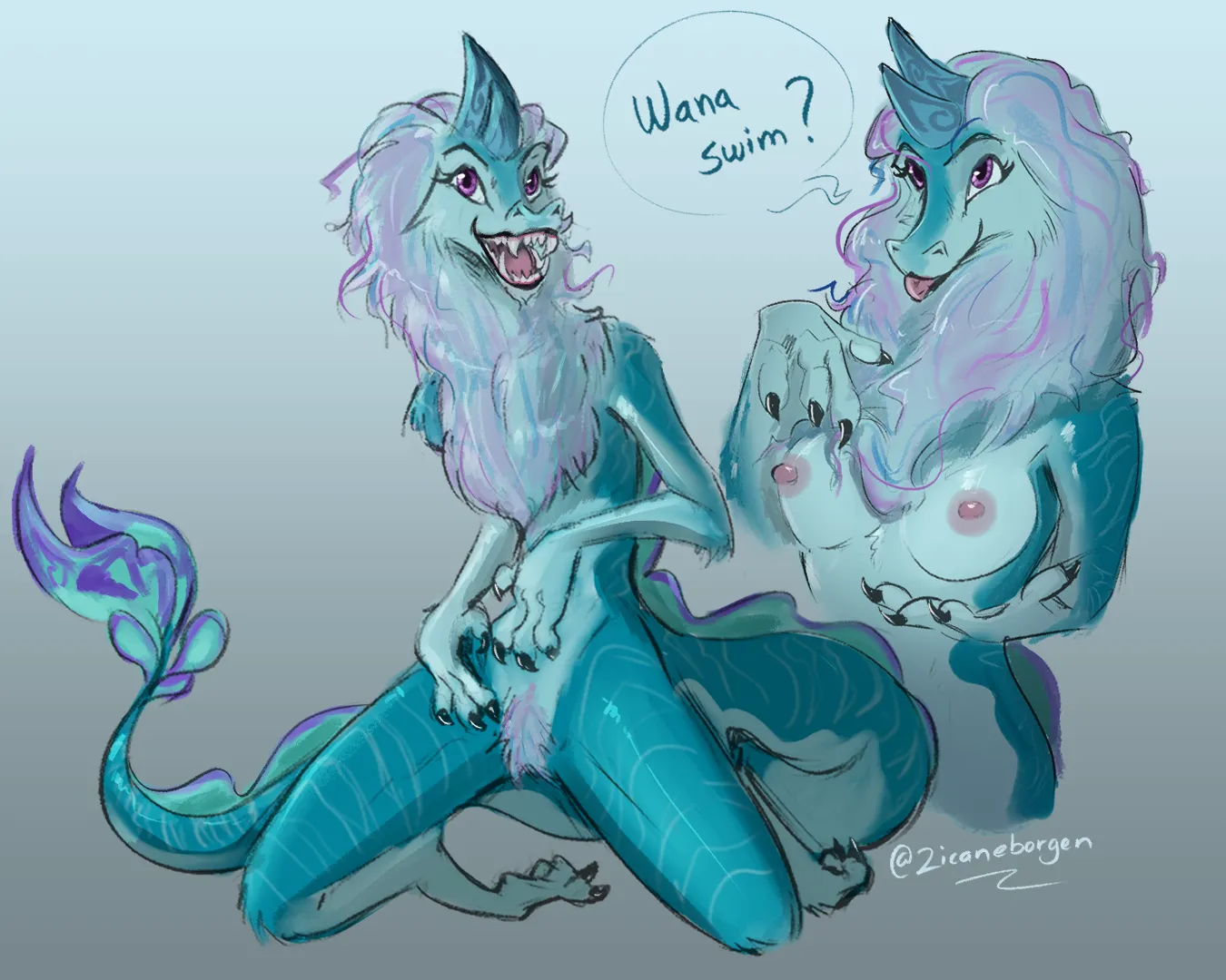 (Art by me) Sisu that one noodle I was obssesed back in 2021