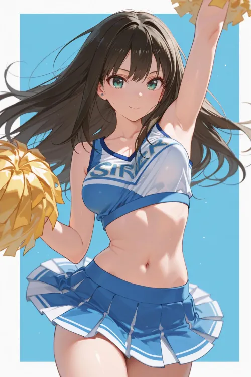 Cheerleader Rin Shibuya [Idolmaster]