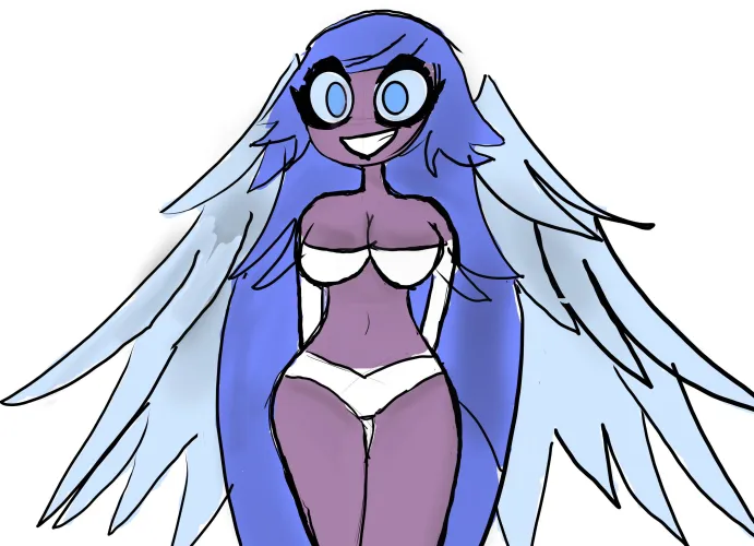 Emily in her underwear