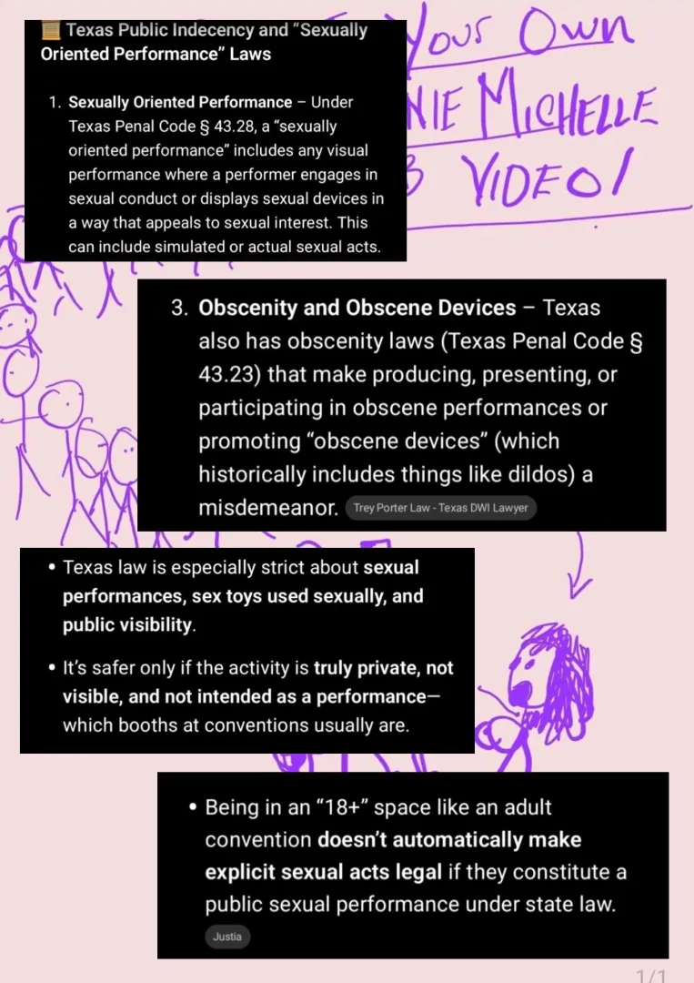 Im so sorry, but this bimbo doll doesn't want to break the law! 