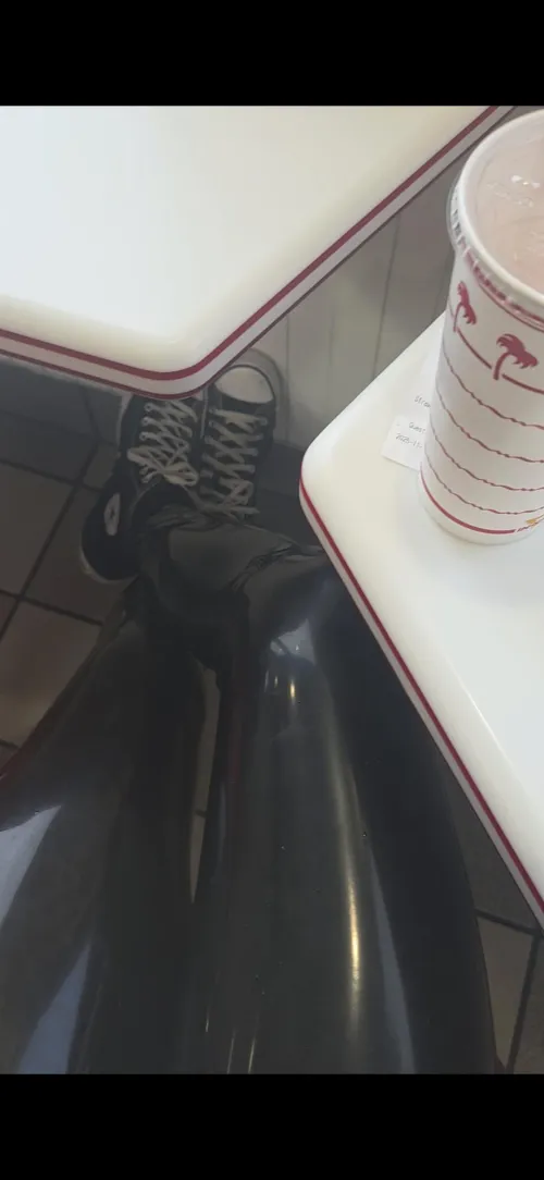 In an out dinning in rubber.