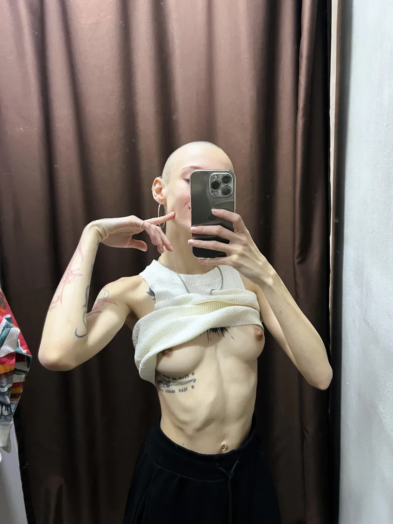 Like taking selfies in dressing rooms