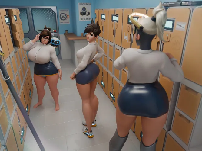 Mei, Tracer & Mercy New Uniforms (Rhyw)