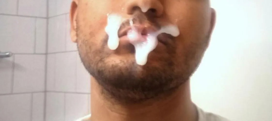 Met a man on Grindr. Walked back home looking like this.