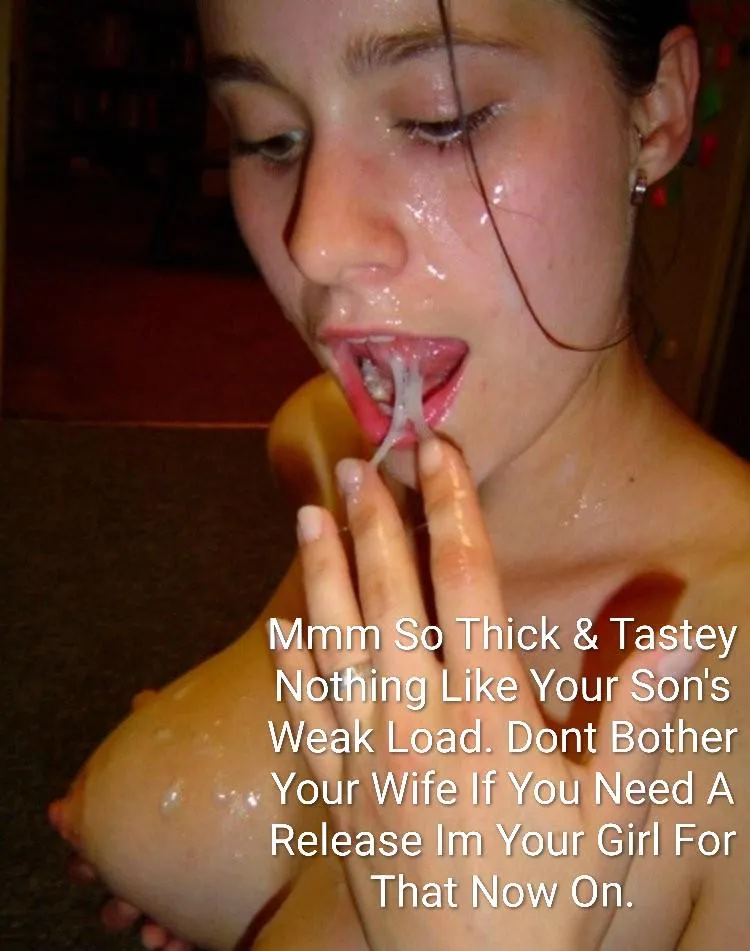 My Girls So Hot Even When She's Covered In My Dads Cum