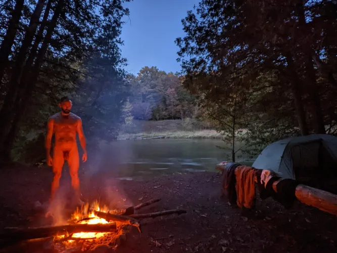 Nothing like naked solo backpacking to clear the mind and unwind