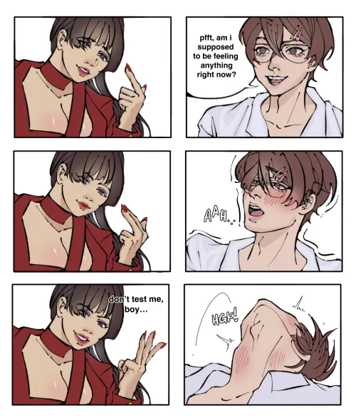 [OC] tease your domme and she’ll make you take it back 