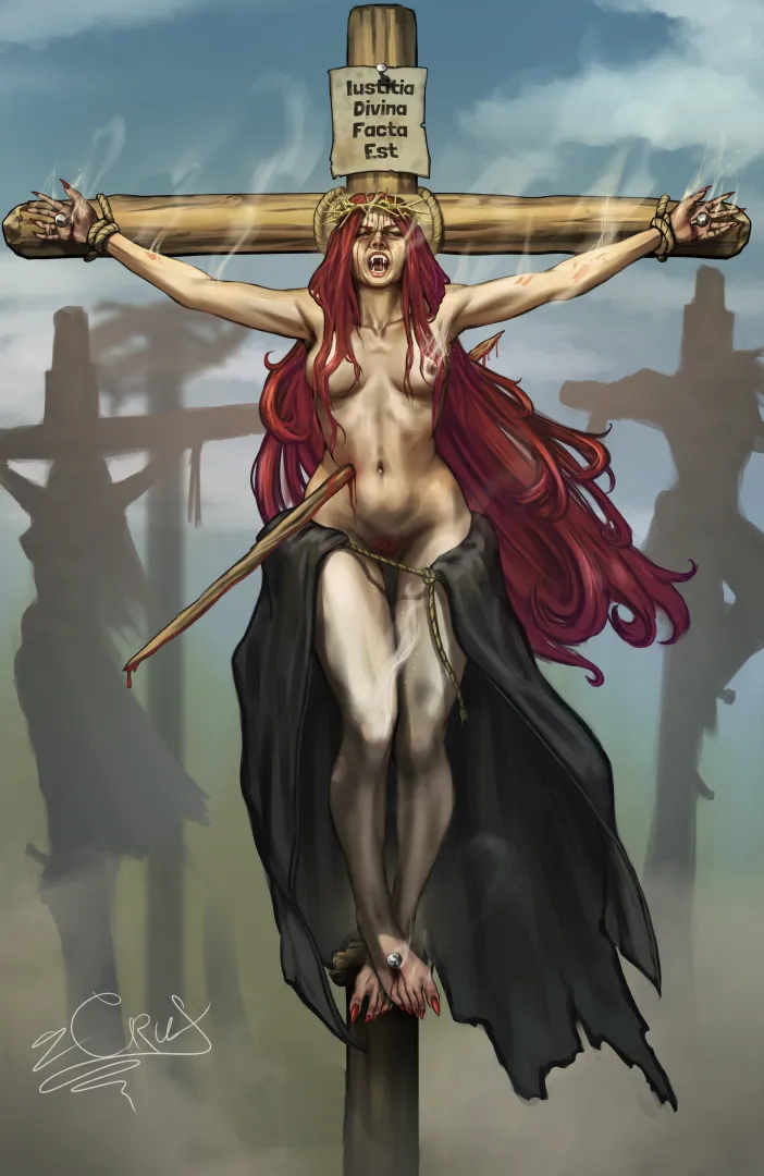 The Crucifixion of the Vampire Queen