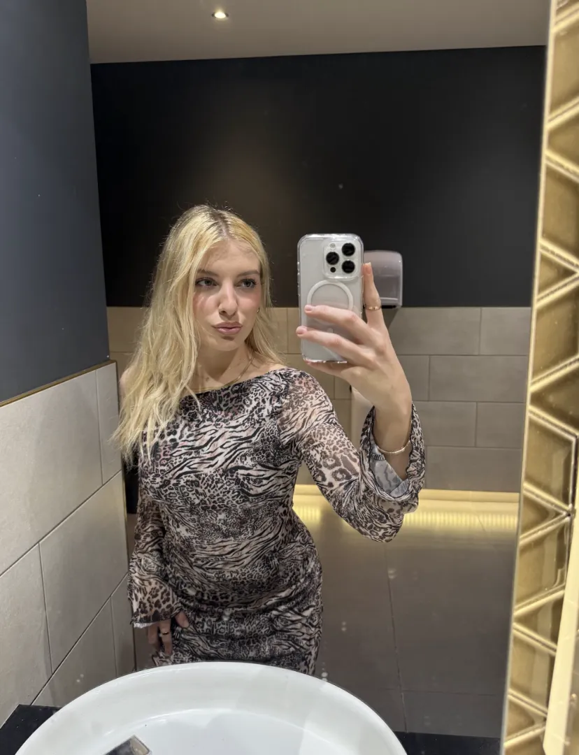 The dress is hidding something ;)