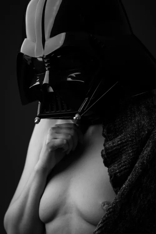 The mask doesn't hide insecurity, it just offers a different perspective