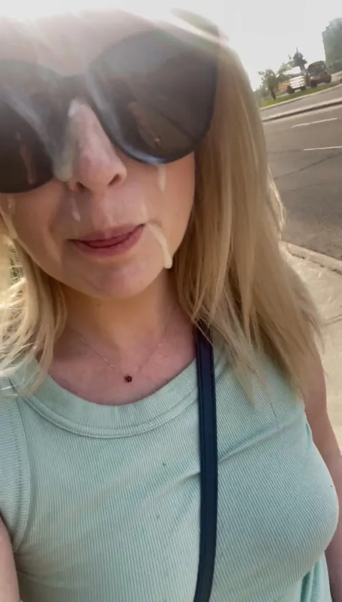 Walking by a patio full of guys, wishing they’d notice I’m glazed ‍