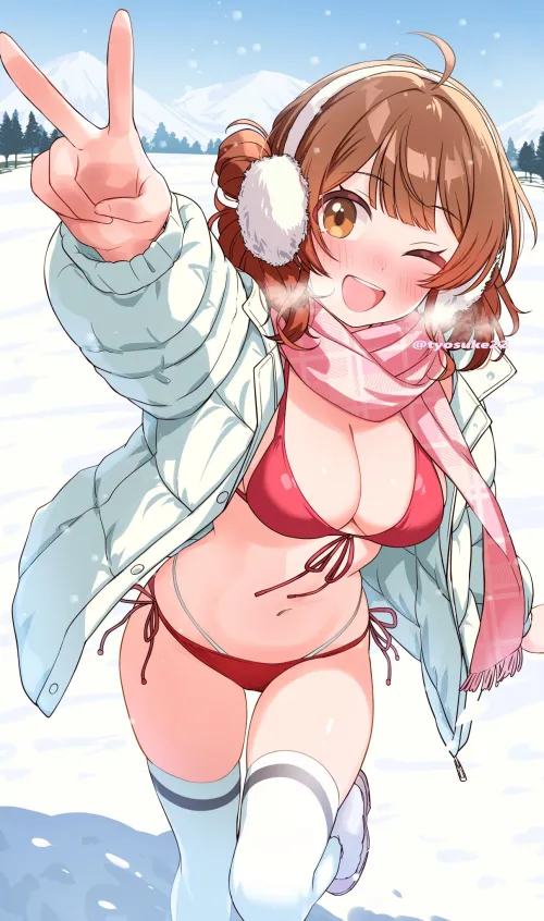 Winter Bikini Ume [Idolmaster] (tyosuke22)