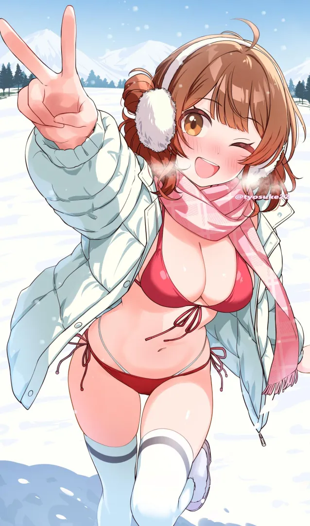 Winter Bikini Ume [Idolmaster] (tyosuke22)