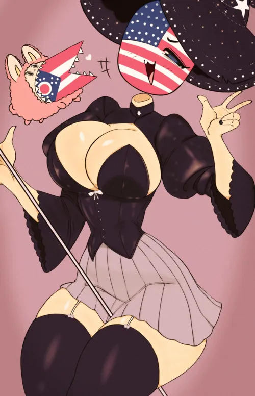 Witchy-merica and lil buddy