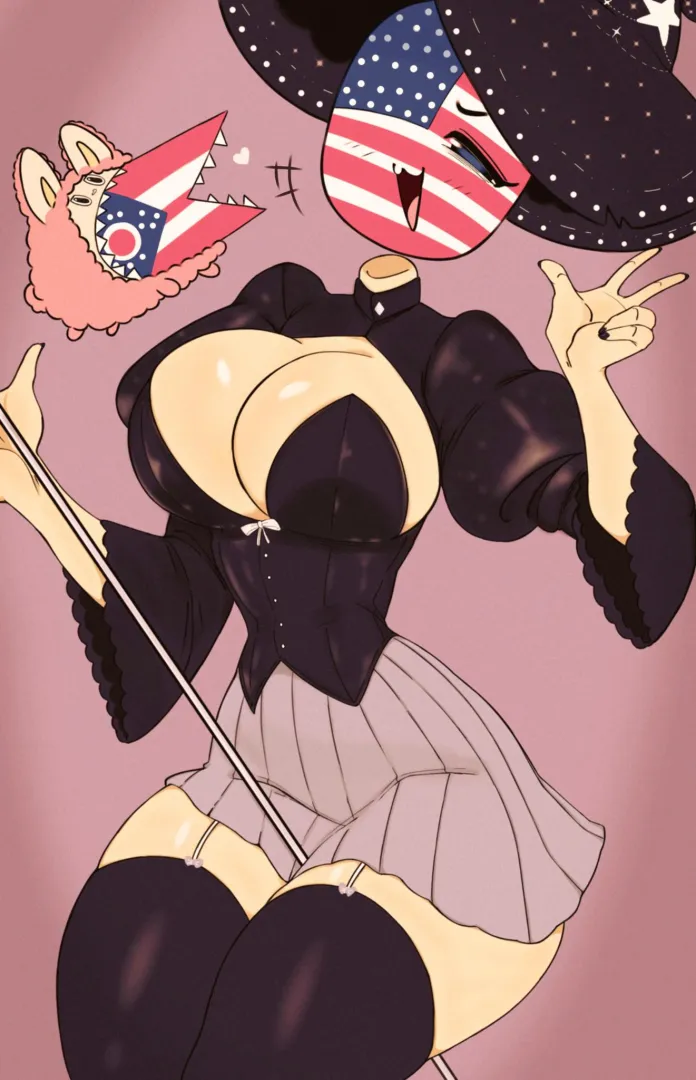 Witchy-merica and lil buddy
