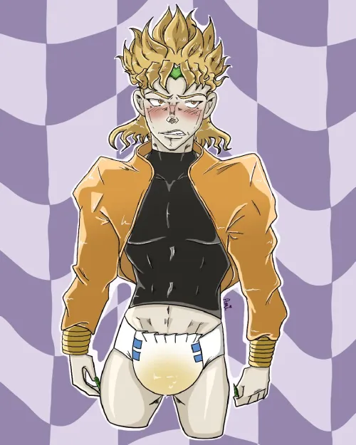 Diapered Dio (art by bbyybratt)