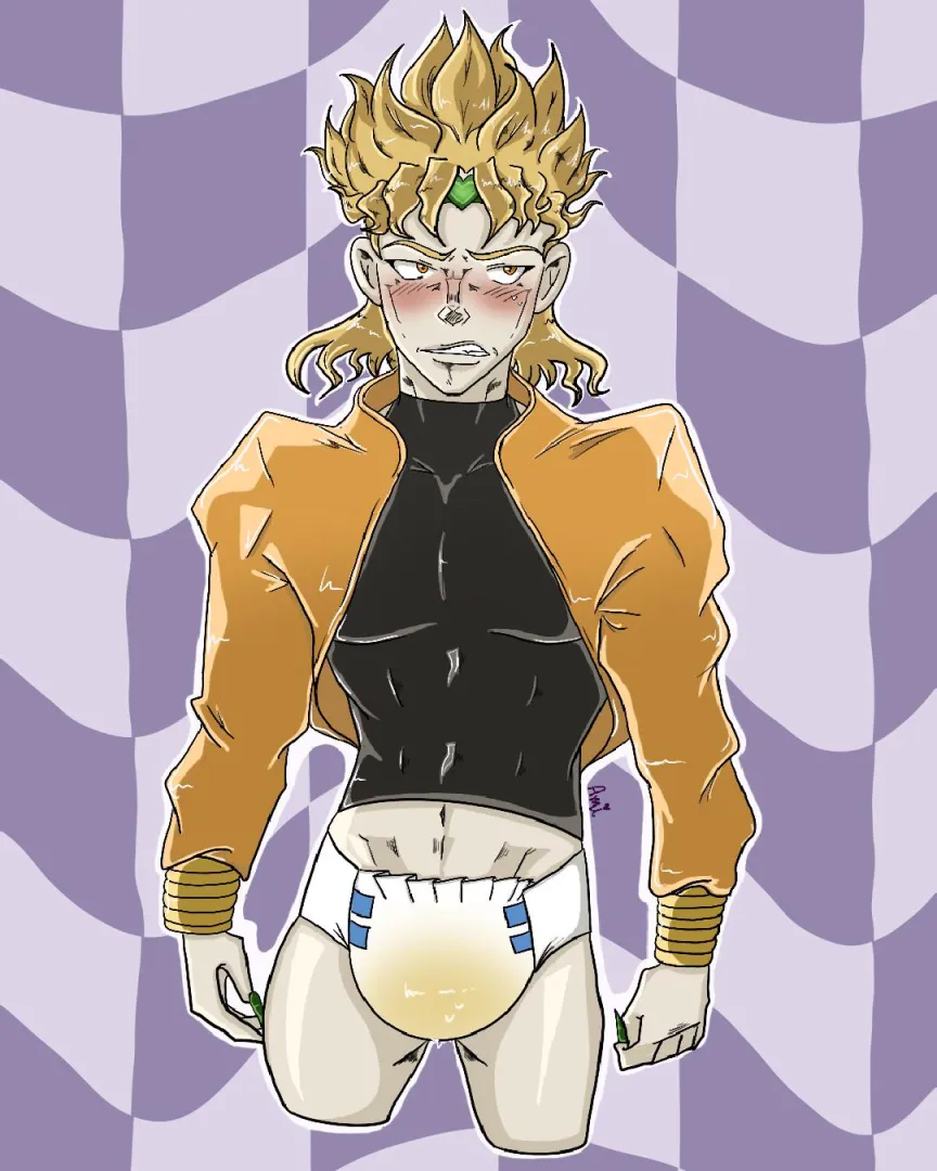 Diapered Dio (art by bbyybratt)