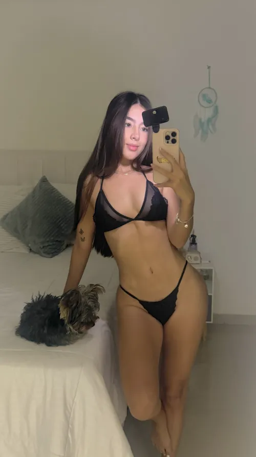 I love wearing black just for you