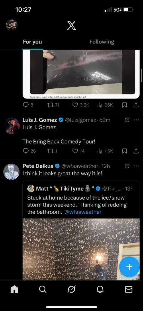 I think Luis is trying to provoke a return