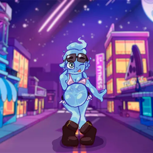 {IMAGE} Seems like she ate her date... oopsie (comms open)