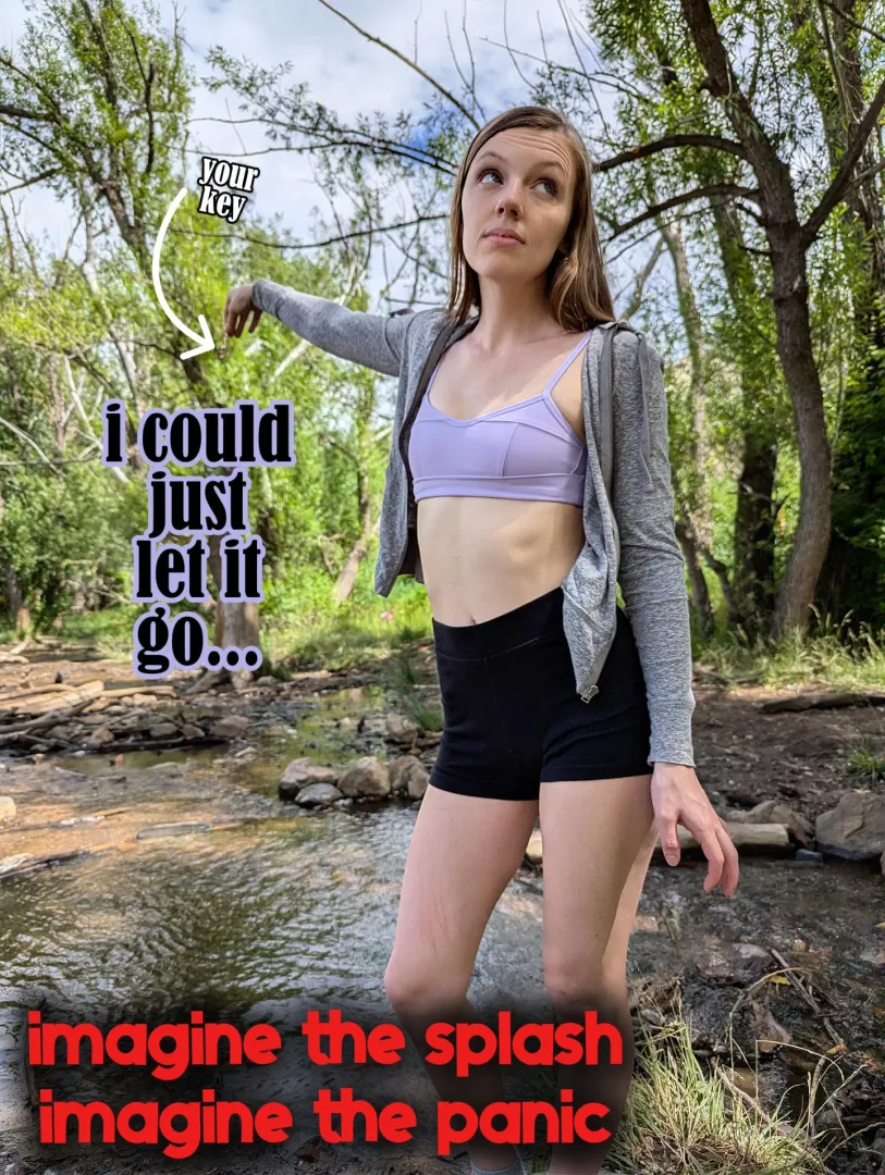 just enjoying the view, and then i realized i was holding something completely useless. this little piece of metal has a beta's entire 'manhood' trapped, and honestly, i'm already bored of it 