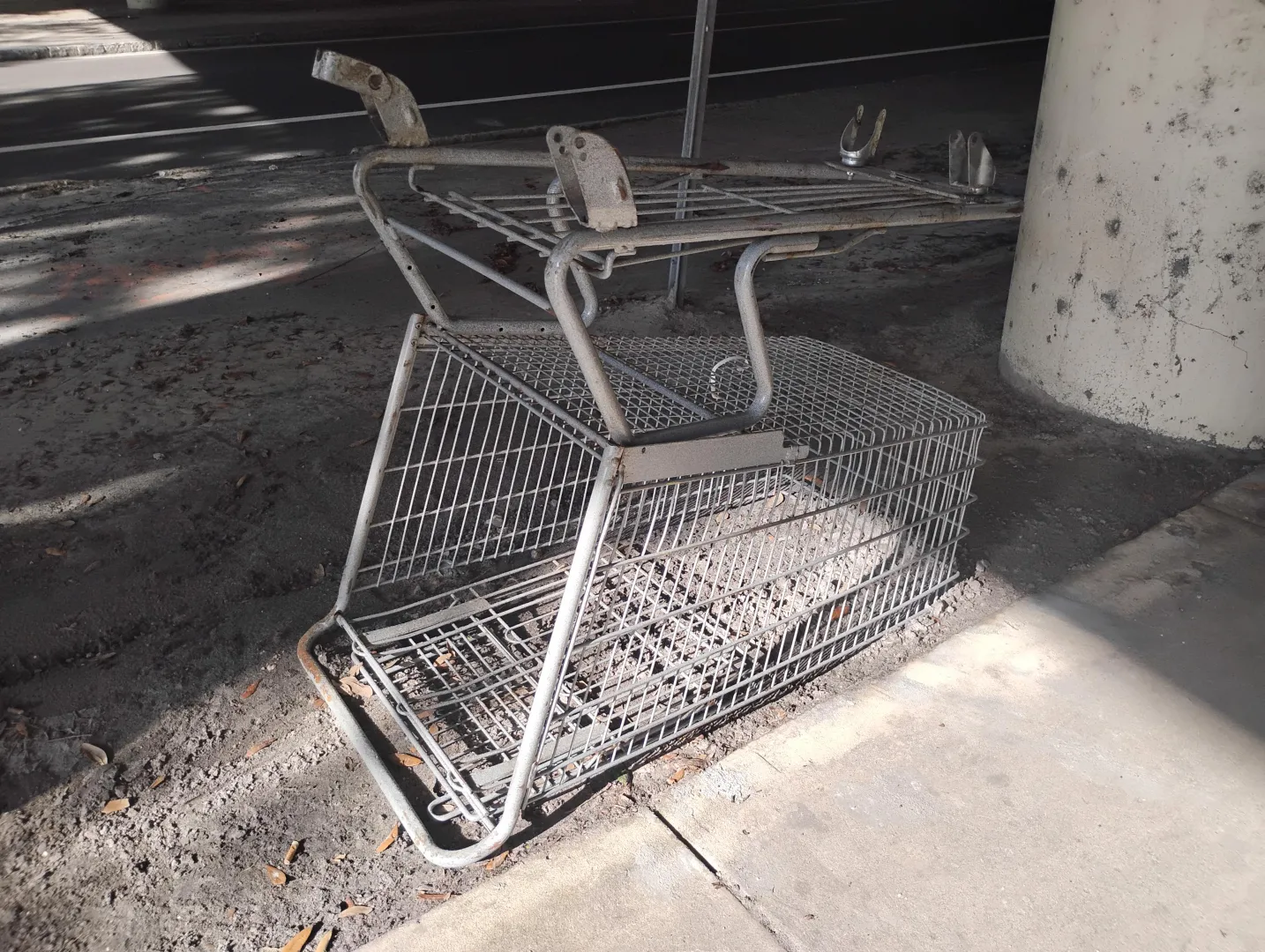 Left naked with no way to go home.