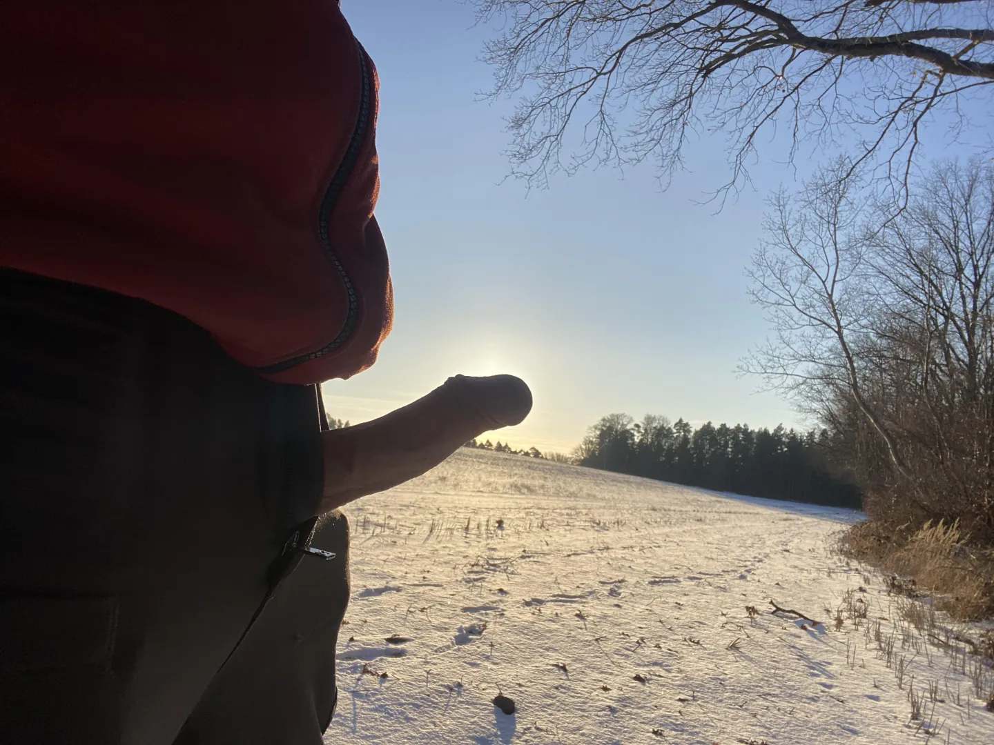 Man muss sich warm anziehen wenn man draußen ist
