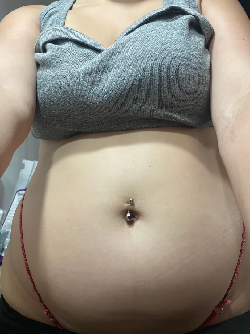 My belly is absolutely full of beer and junk food.