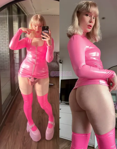 My GF gave me a new clubbing outfit, now i just need a club with a glory hole to go to