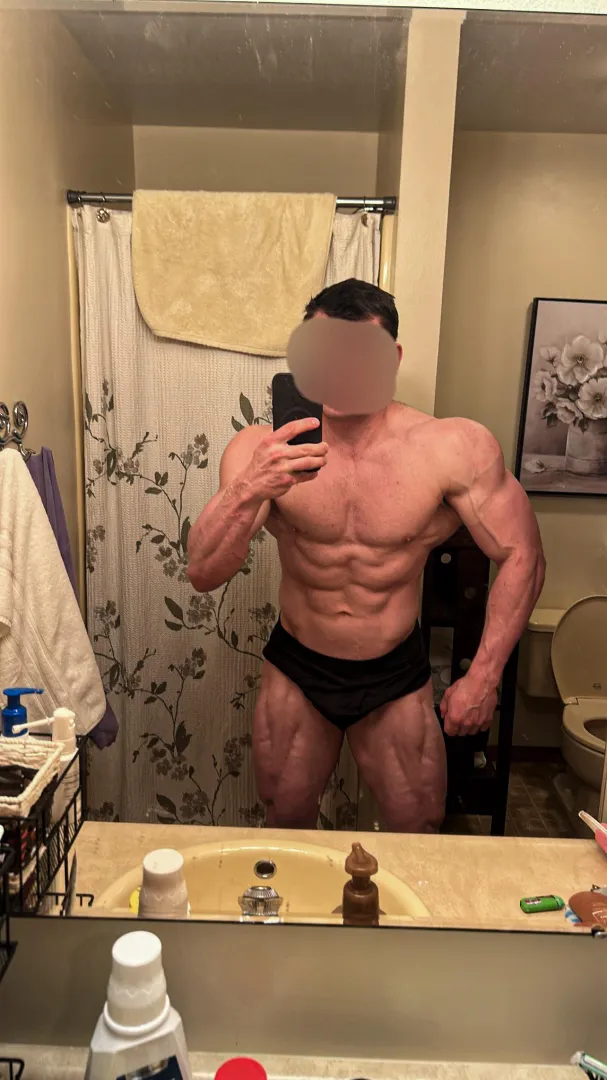 Now if only my chest could hurry up 