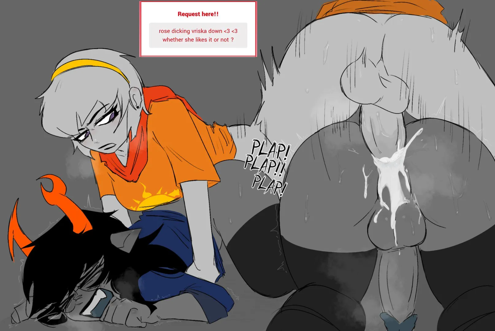 Rose dicking Vriska down [3l3ctric]