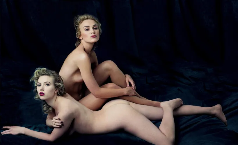 Scarlett Johansson and Keira Knightley